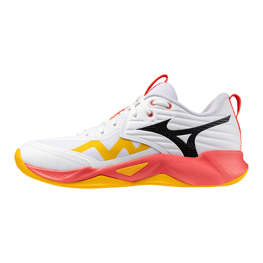Mizuno WAVE MOMENTUM PRO White/Fiery Coral 2/Citrus